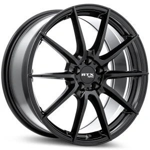 RTX Wheels – RS03 – Black – 17″x7.5″ 40mm – All weather Wheels – 083245